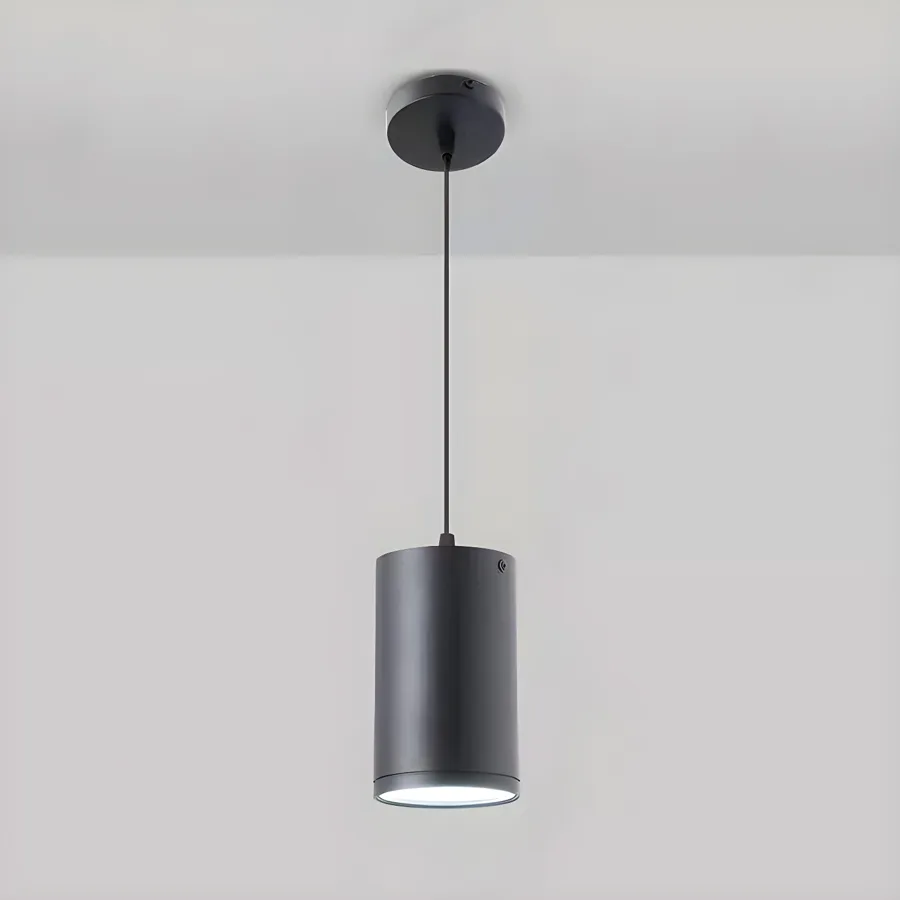 Black 1-Light Acrylic Cylinder view 2