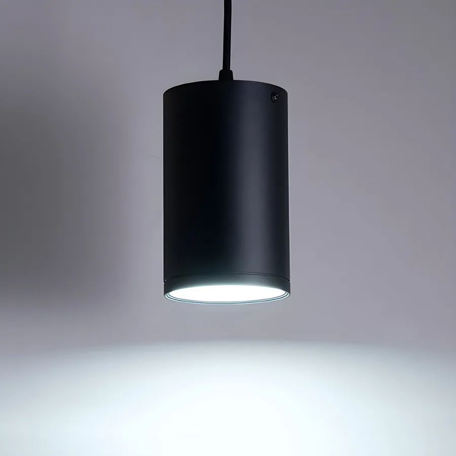 Black 1-Light Acrylic Cylinder view 3