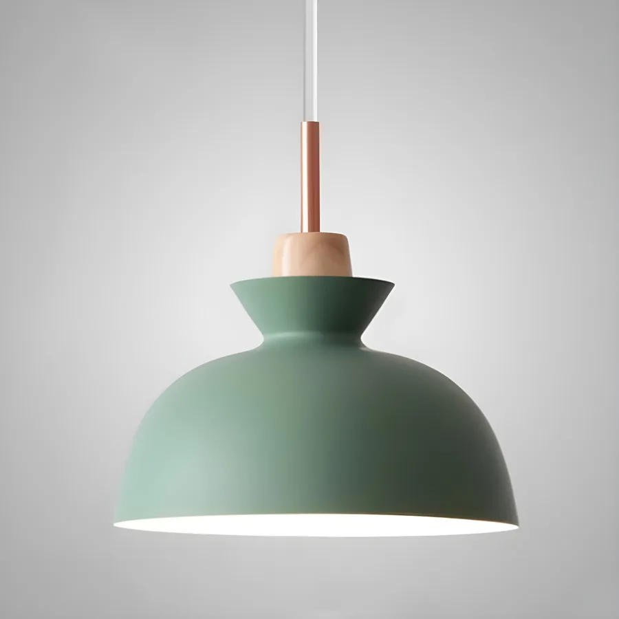 Yellow 1-Light Aluminum Bell Shape view 2