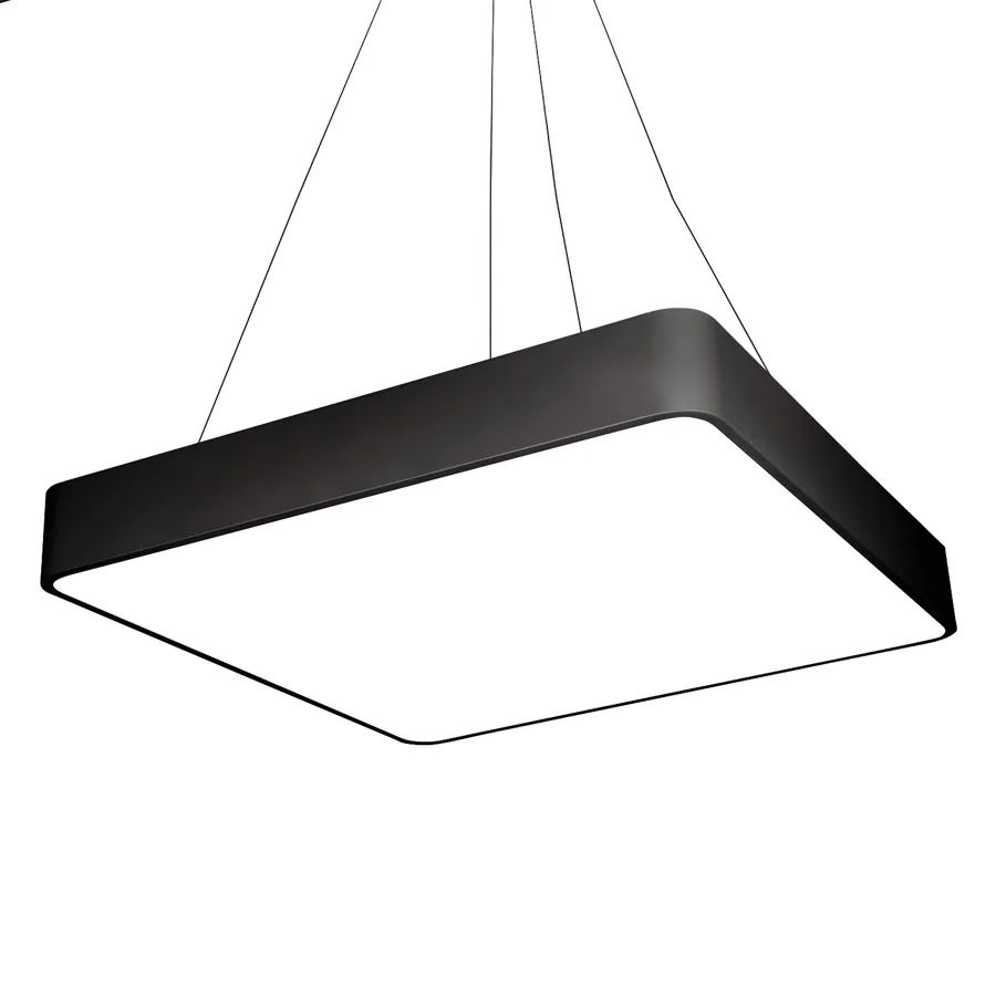 Black 1-Light Plastic Geometric view 1