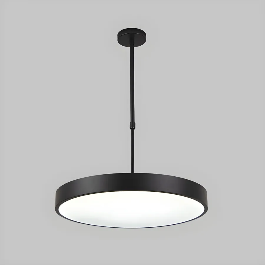 Black 1-Light Acrylic Drum view 1