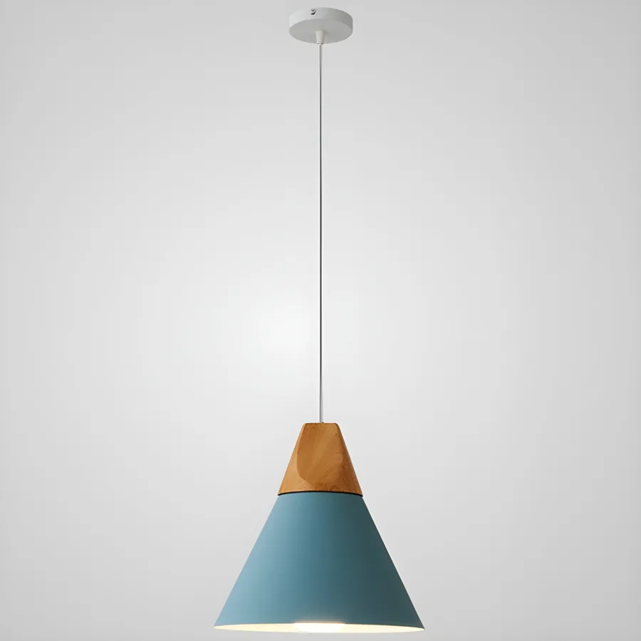 Black 1-Light Aluminum Cone view 3