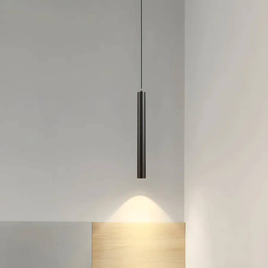 White 1-Light Iron Cylinder view 3