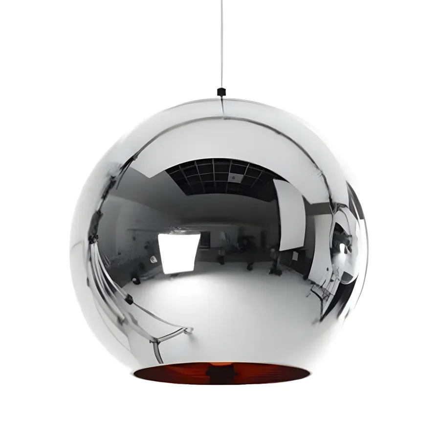 Gold 1-Light Glass Globe view 1