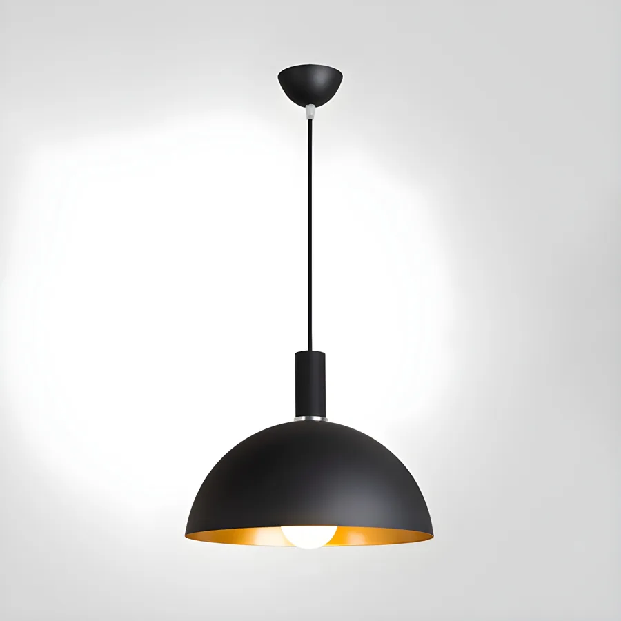 Black 1-Light Aluminum Geometric view 3