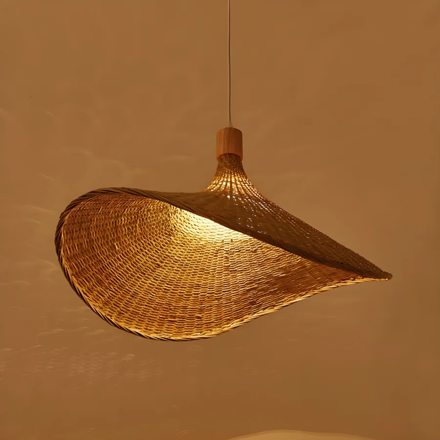 Cream 1-Light Bamboo Novelty view 1