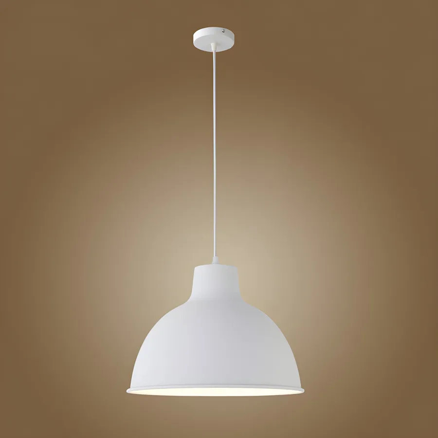 Black 1-Light Aluminum Dome view 2