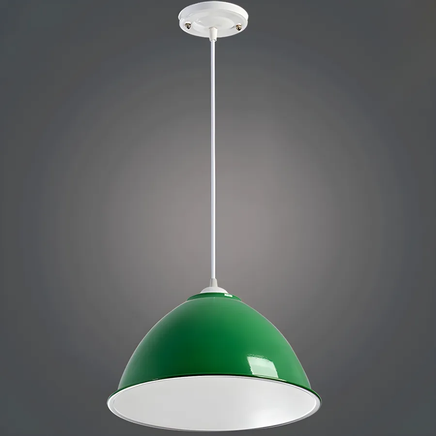 Black 1-Light Aluminum Dome view 1