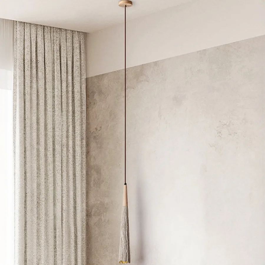 Cream 1-Light Concrete Cone view 3