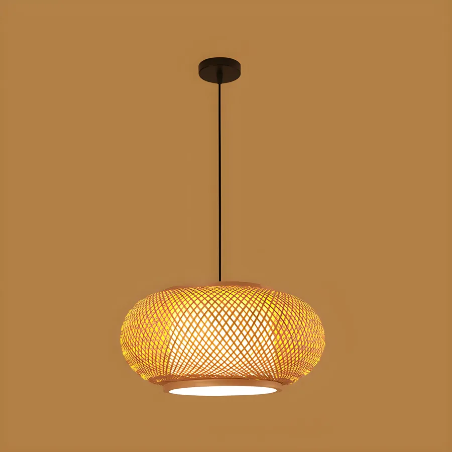 Natural Wood 1-Light Bamboo Novelty view 1