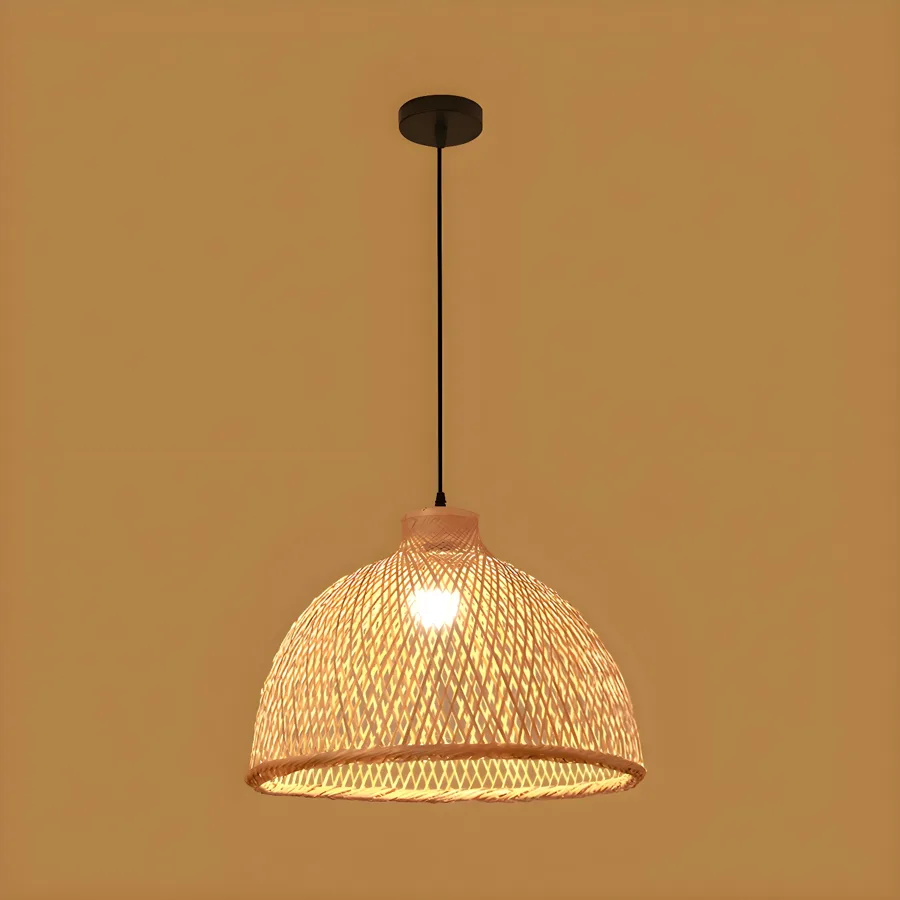 Natural Wood 1-Light Bamboo Novelty view 3