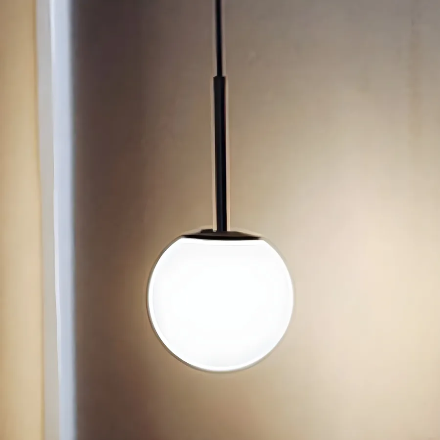 Black 1-Light Glass Globe view 2