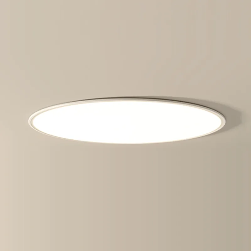 White 1-Light Acrylic Flush Mount view 2