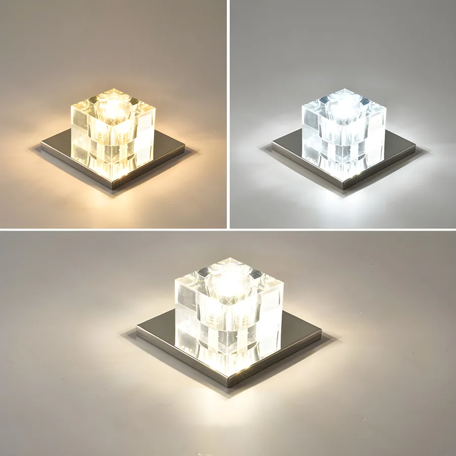 Clear 1-Light Flush Mount view 1