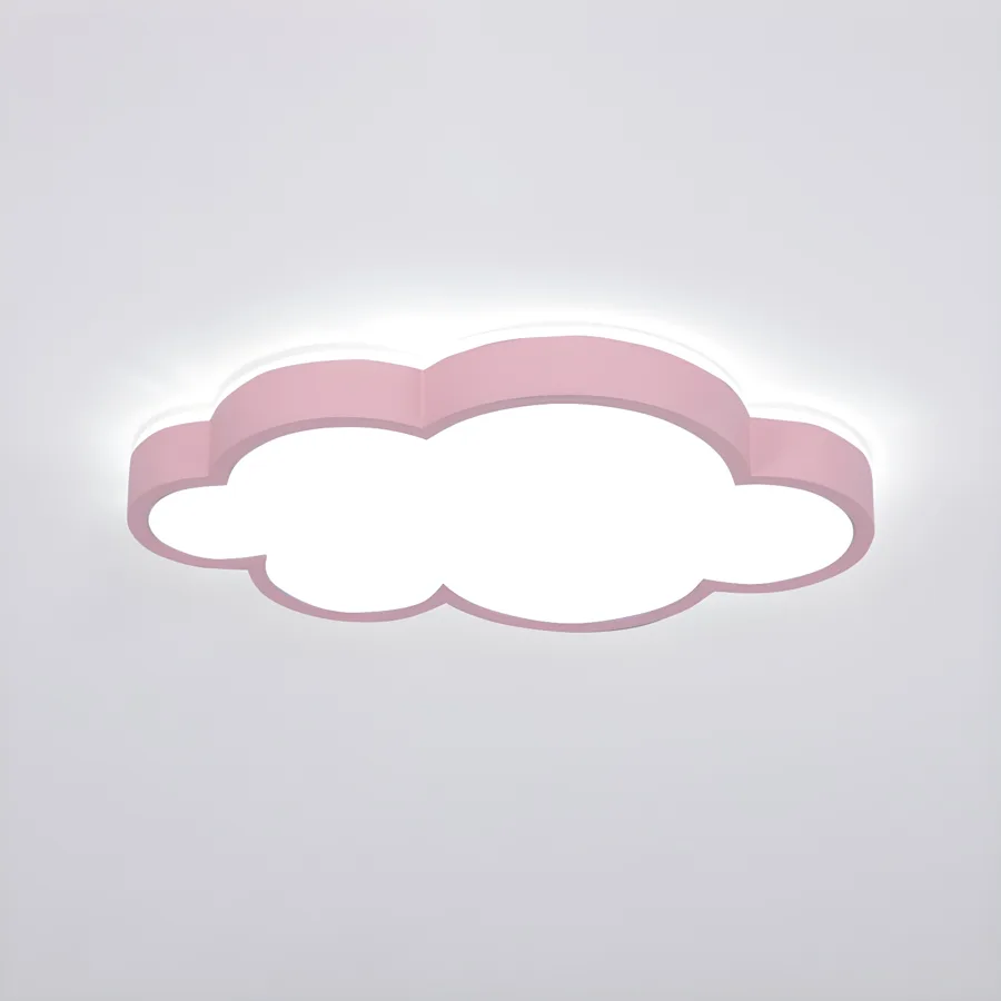 White 1-Light Acrylic Flush Mount view 1