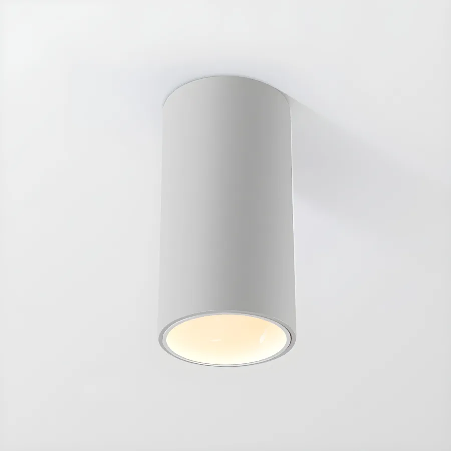Black 1-Light Aluminum Flush Mount view 3
