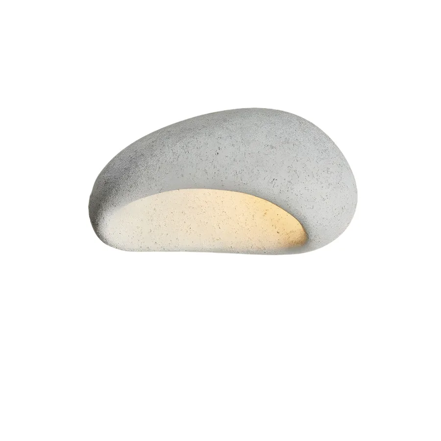 White 1-Light Plastic Flush Mount view 1