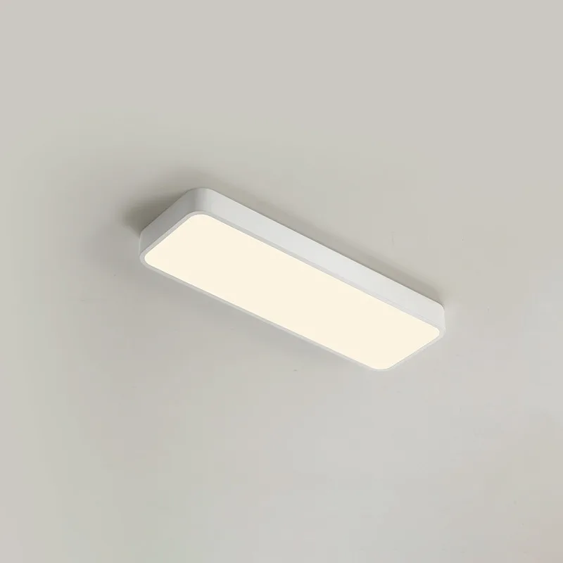 White 1-Light Plastic Flush Mount view 1