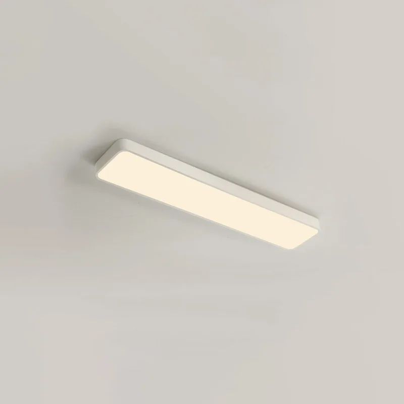 White 1-Light Plastic Flush Mount view 2