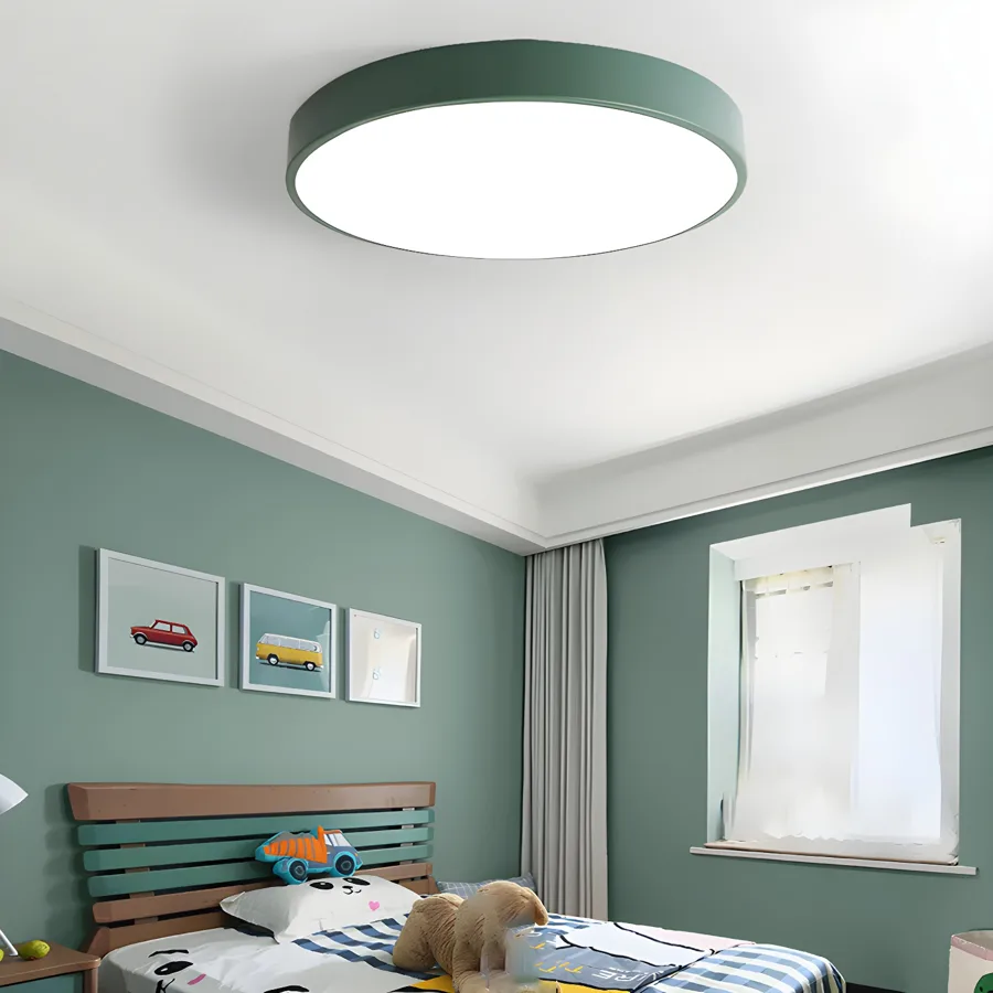 Black 1-Light Acrylic Flush Mount view 3