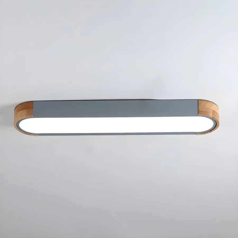 White 1-Light Plastic Flush Mount view 3