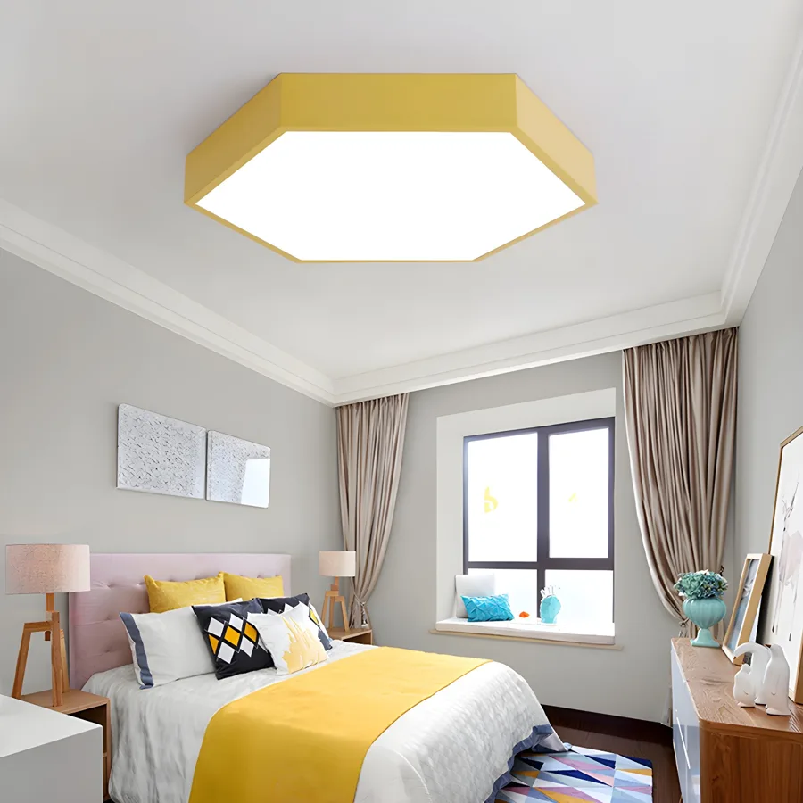Black 1-Light Acrylic Flush Mount view 3
