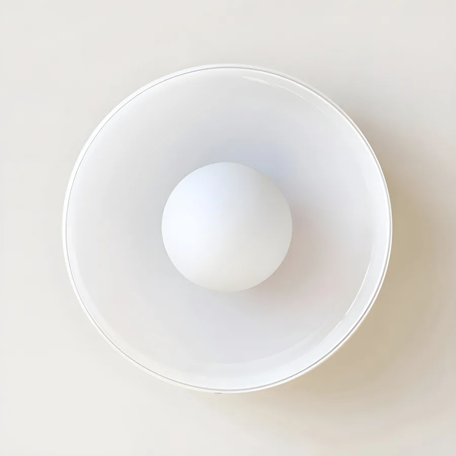 Green 1-Light Glass Flush Mount view 2