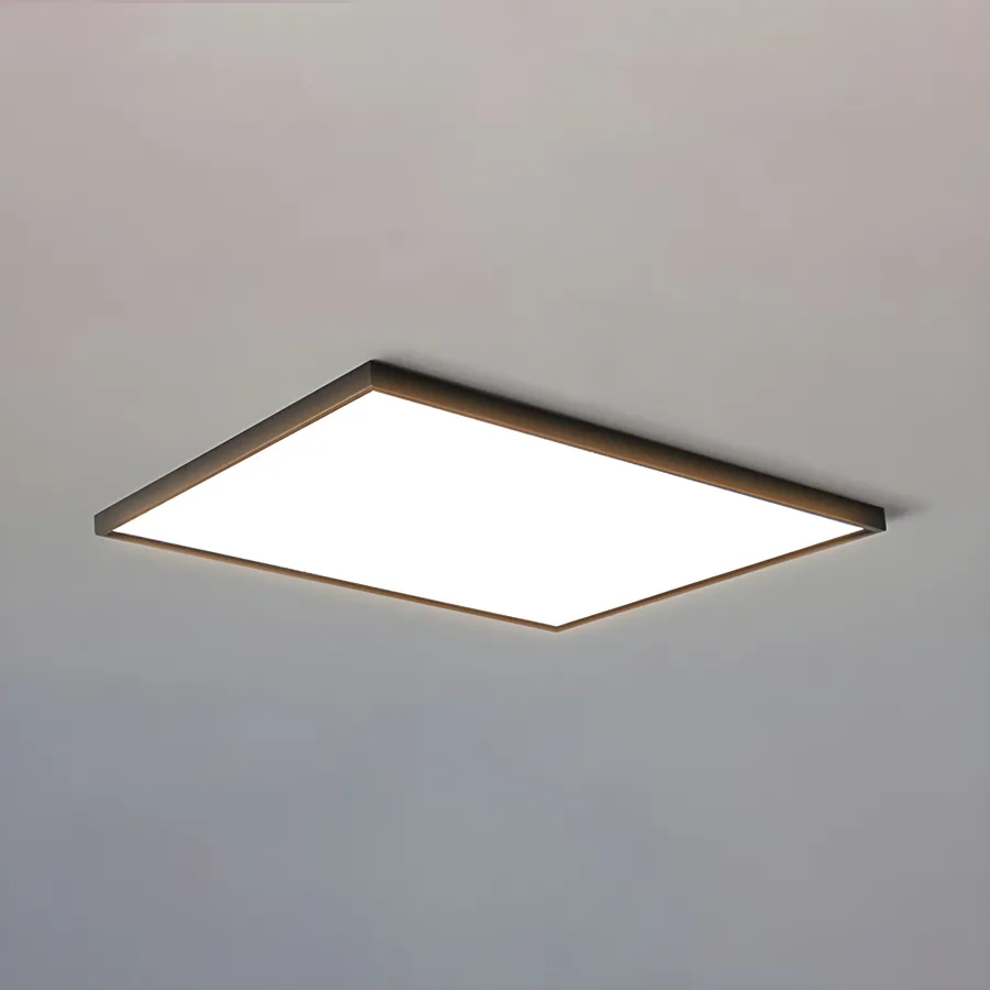 Black 1-Light Acrylic Flush Mount view 1