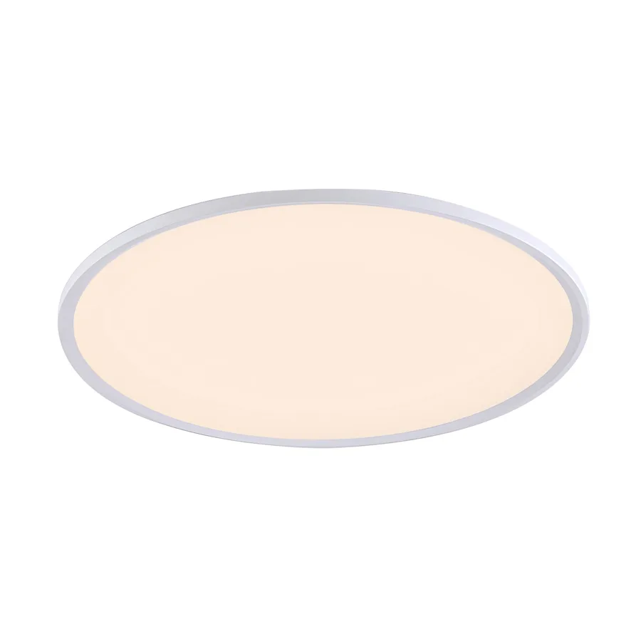 White 1-Light Acrylic Flush Mount view 3