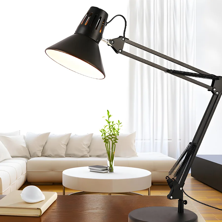 Black 1-Light Iron Utility view 1
