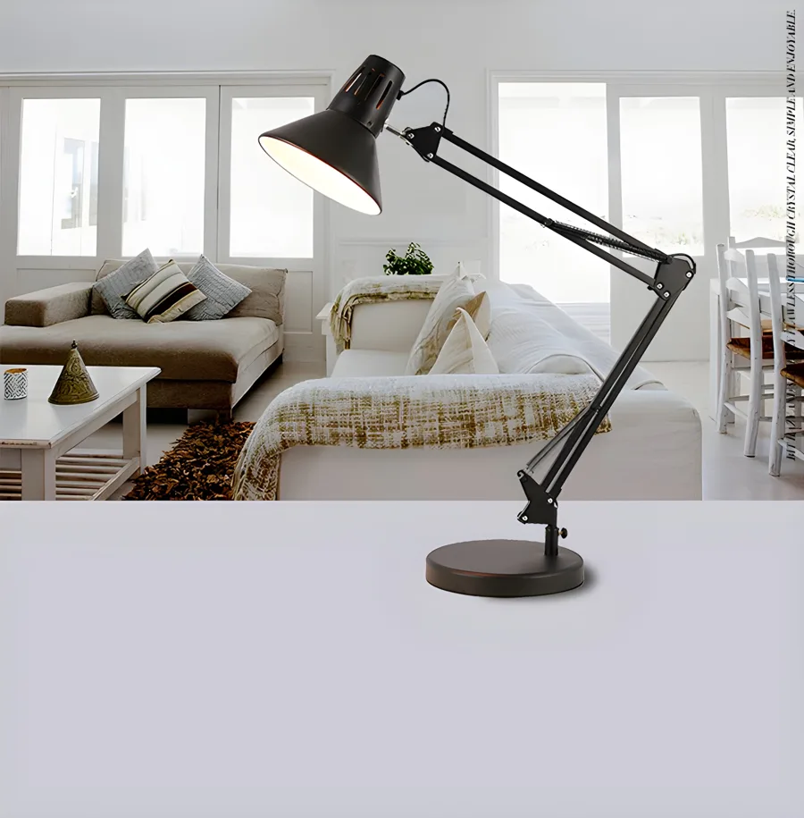 Black 1-Light Iron Utility view 2