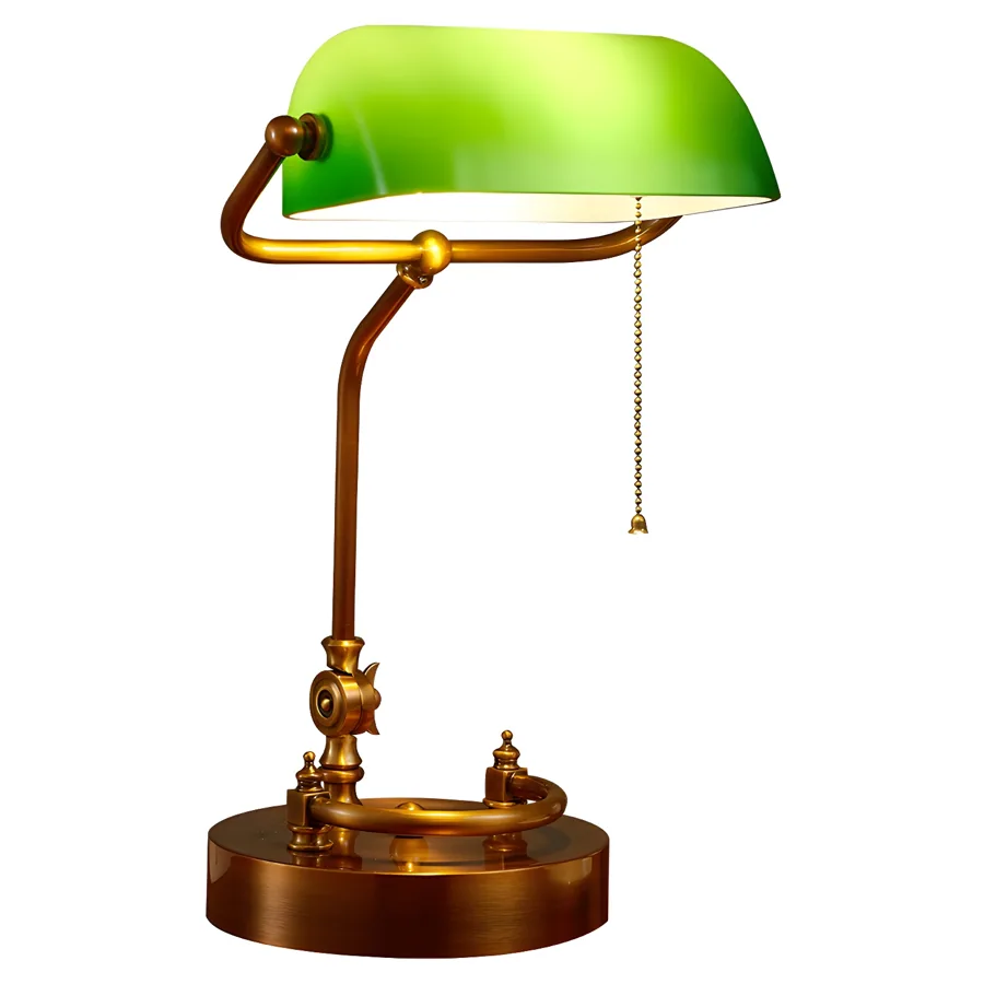 Brass 1-Light Glass Table Lamps view 1