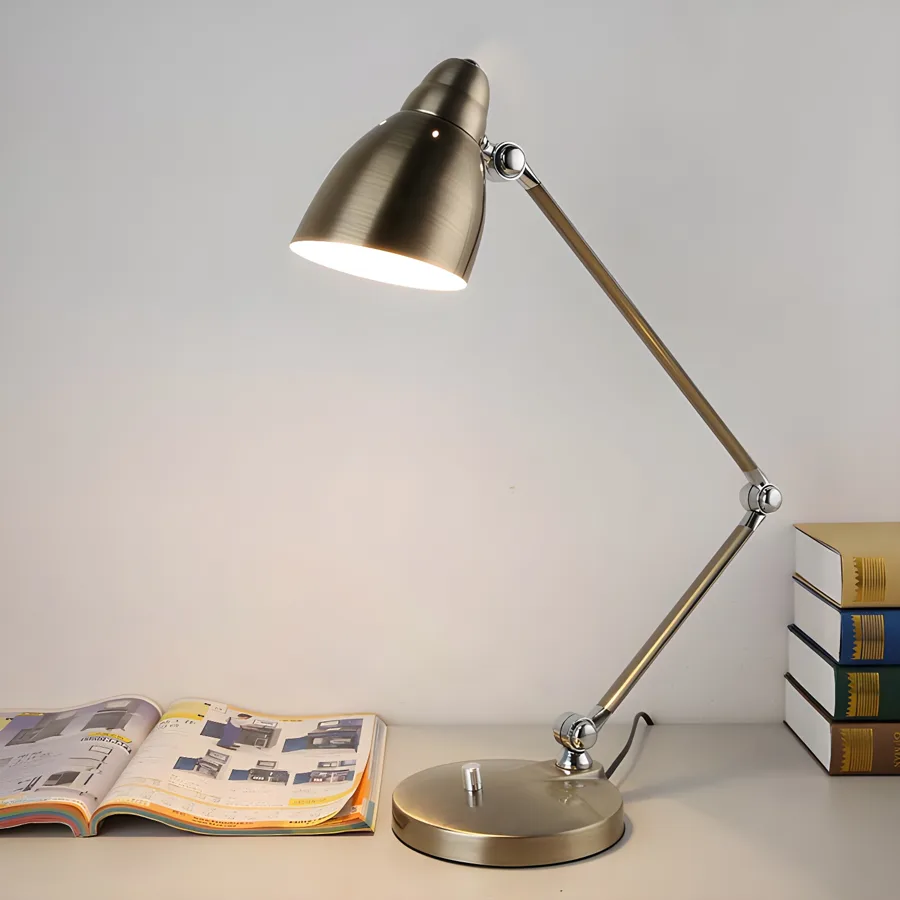 Nickel 1-Light Metal Table Lamps view 2