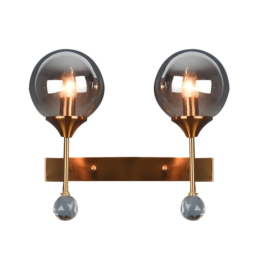 Clear 1-Light Glass Globe view 3