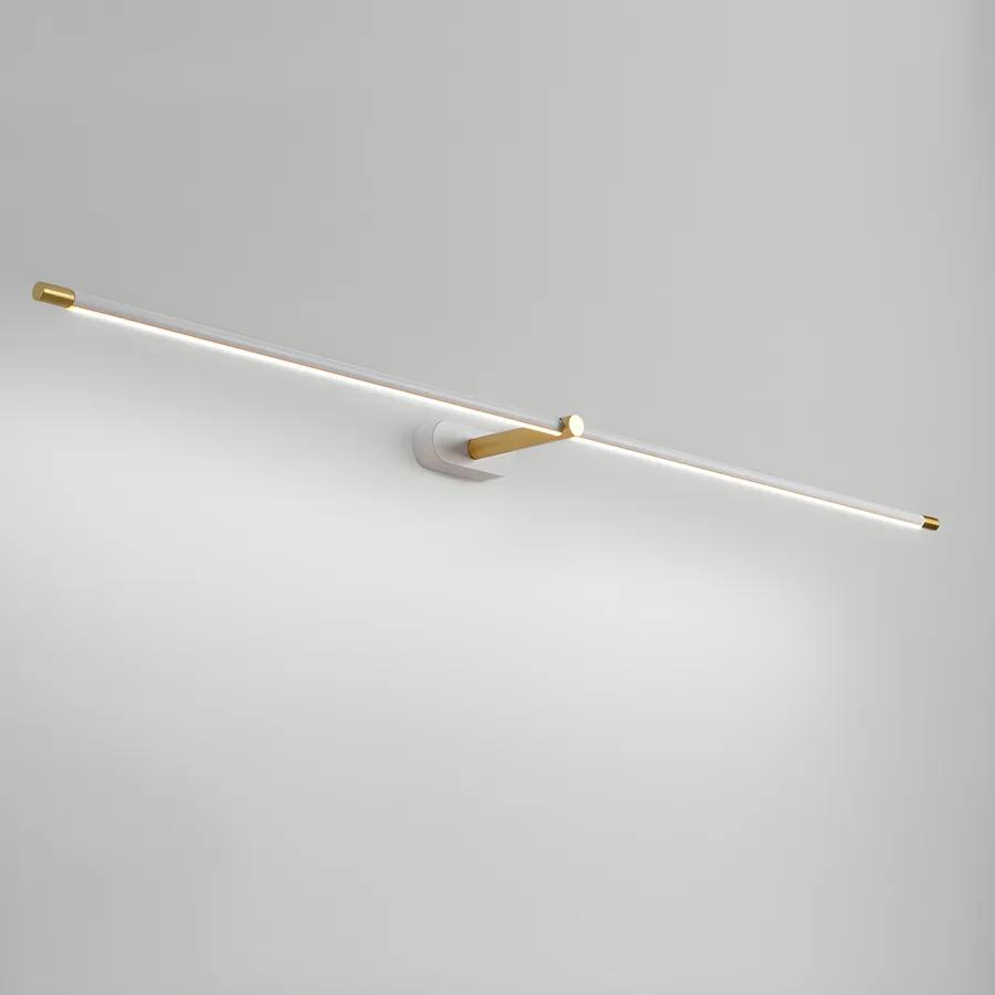 Gold 1-Light Acrylic Linear view 2