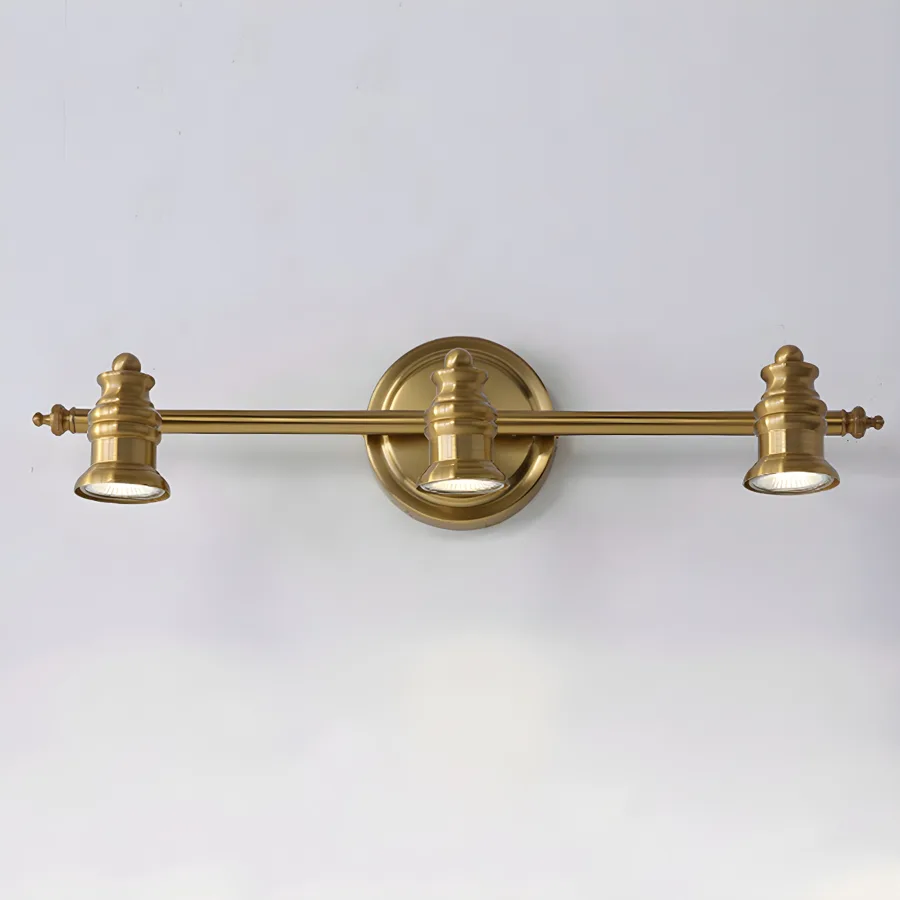 Brass 2-Light Vintage Brass Bell Shape view 1