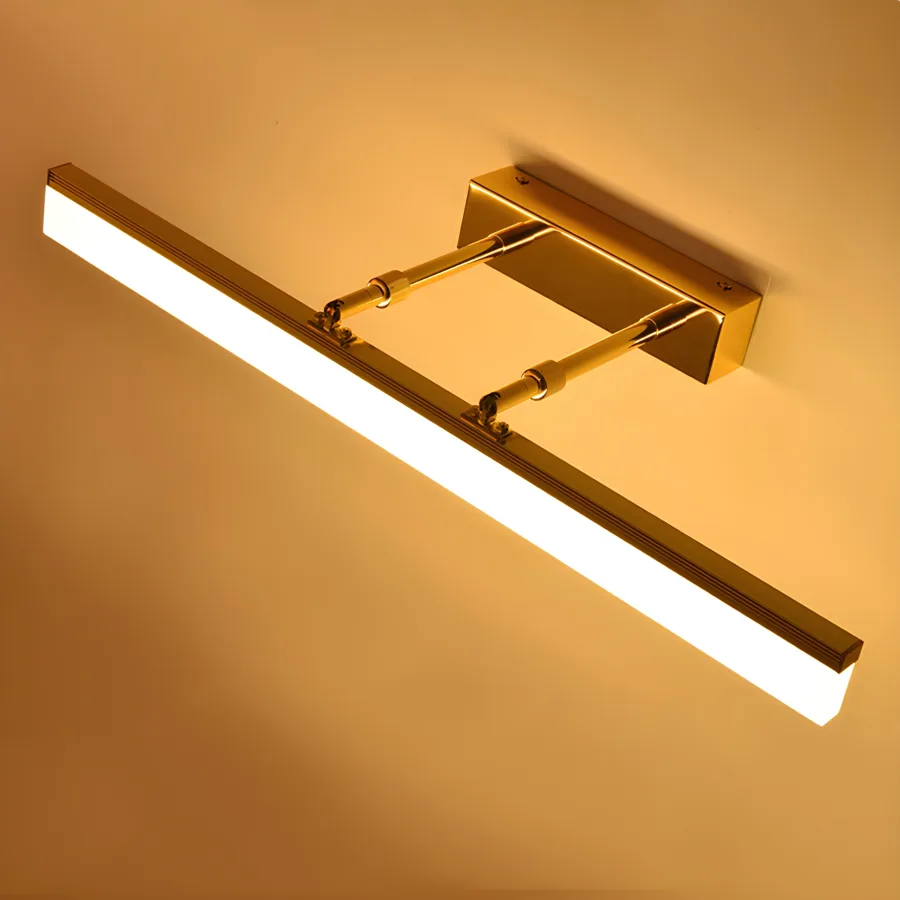 Gold 1-Light Acrylic Square / Rectangular view 1