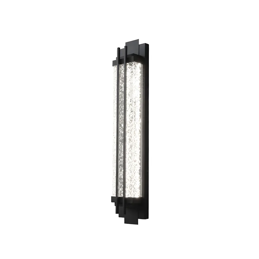 Black 1-Light Acrylic Fixed Wall Light view 3