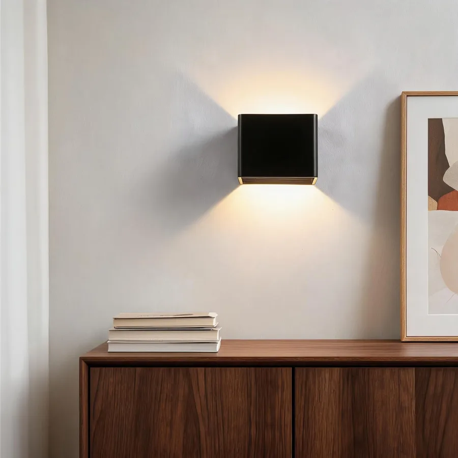 Black 1-Light Iron Flush Mount view 2