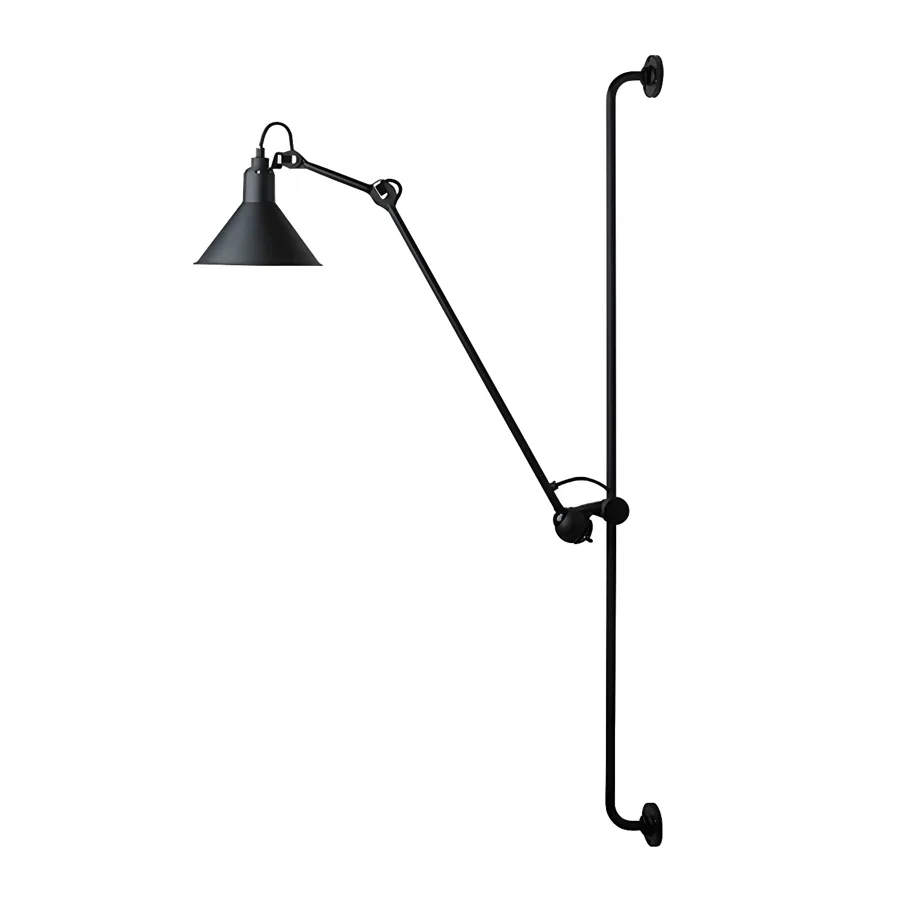 Black 1-Light Iron Reading Wall Sconce view 3