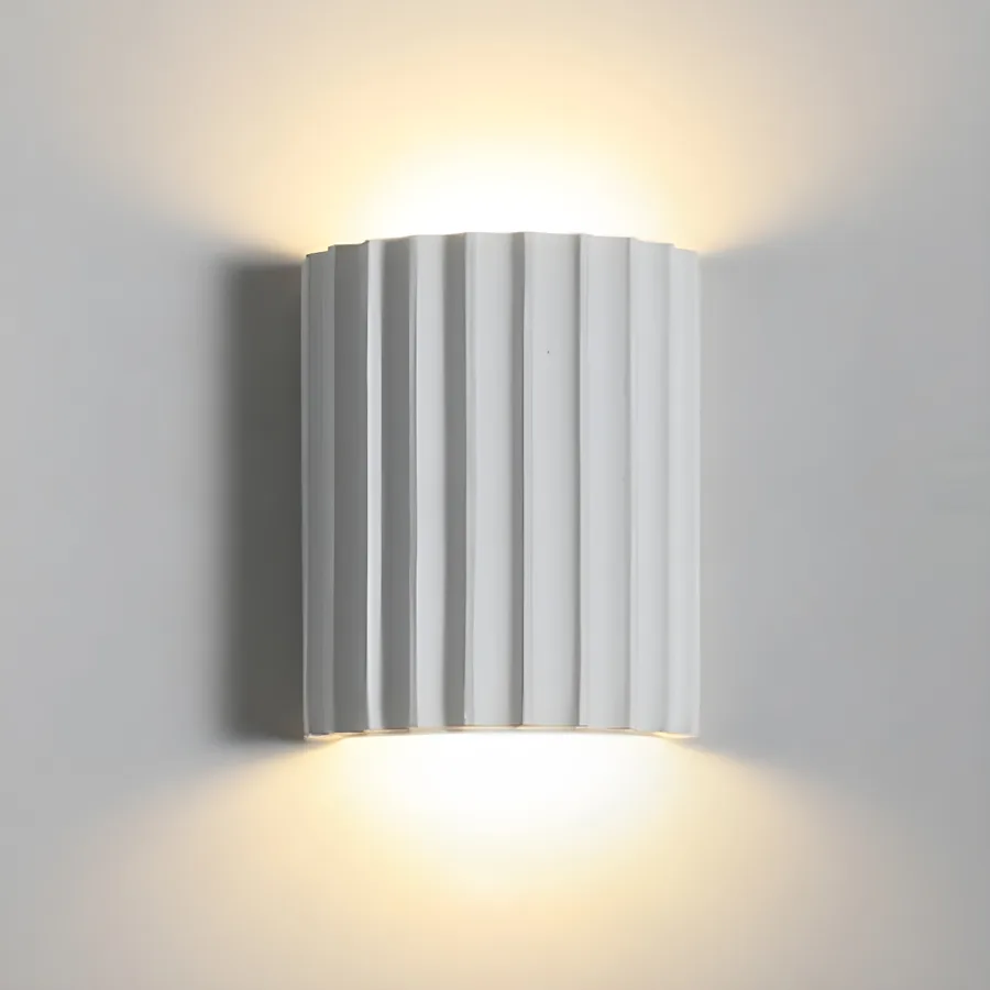 Gray 2-Light Resin Geometric view 1