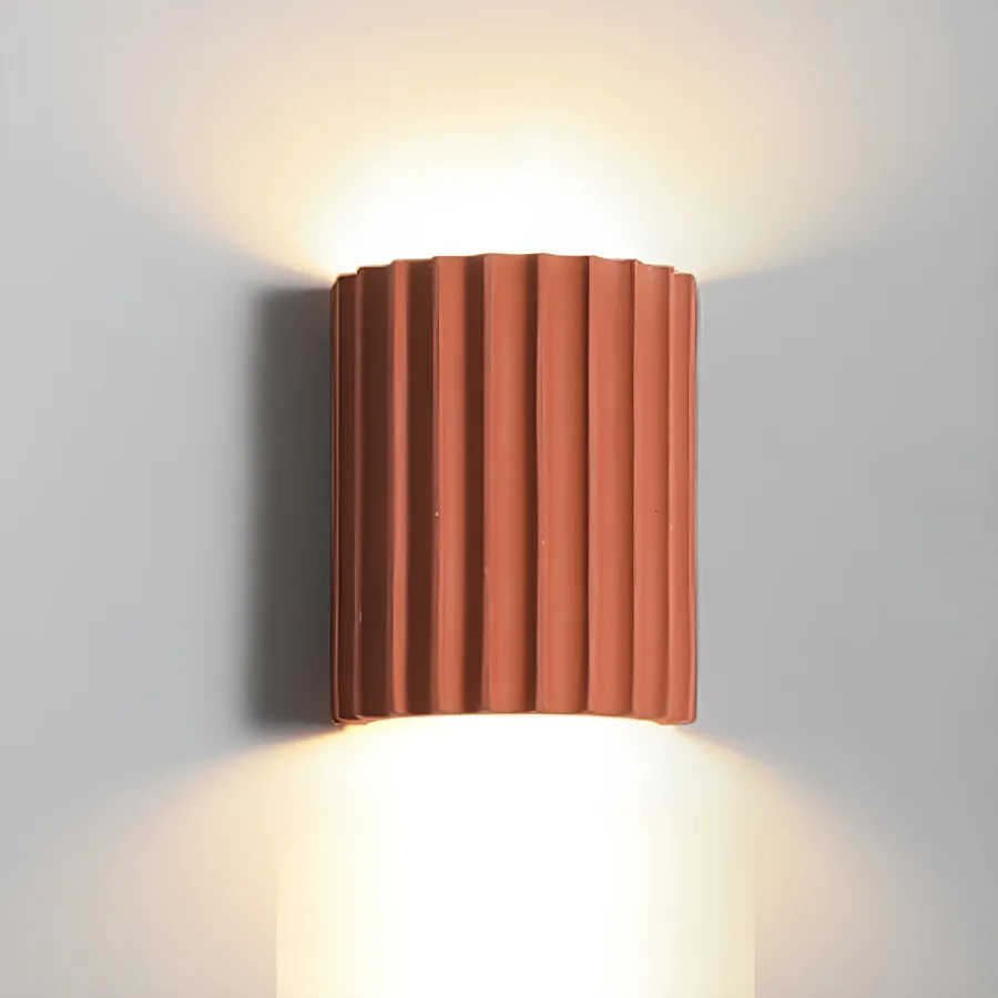 Gray 2-Light Resin Geometric view 3