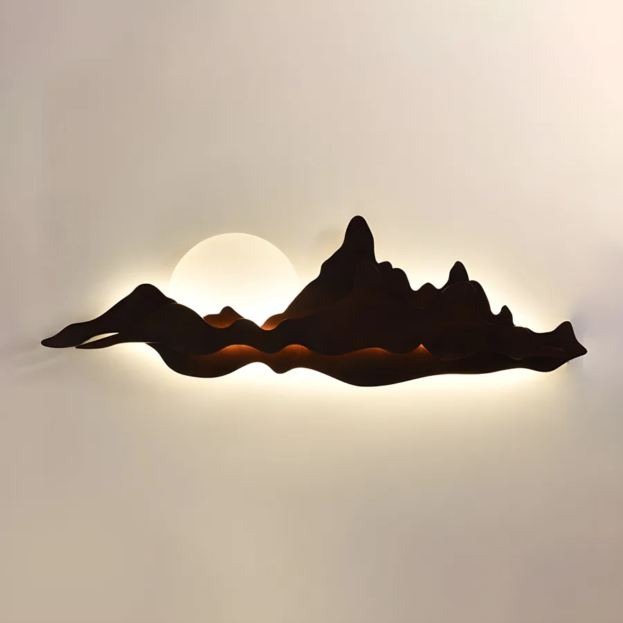 Natural Wood 1-Light Acrylic Novelty view 1