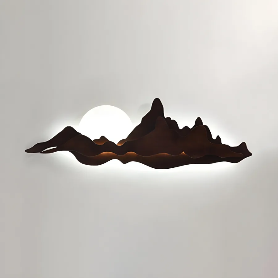 Natural Wood 1-Light Acrylic Novelty view 2