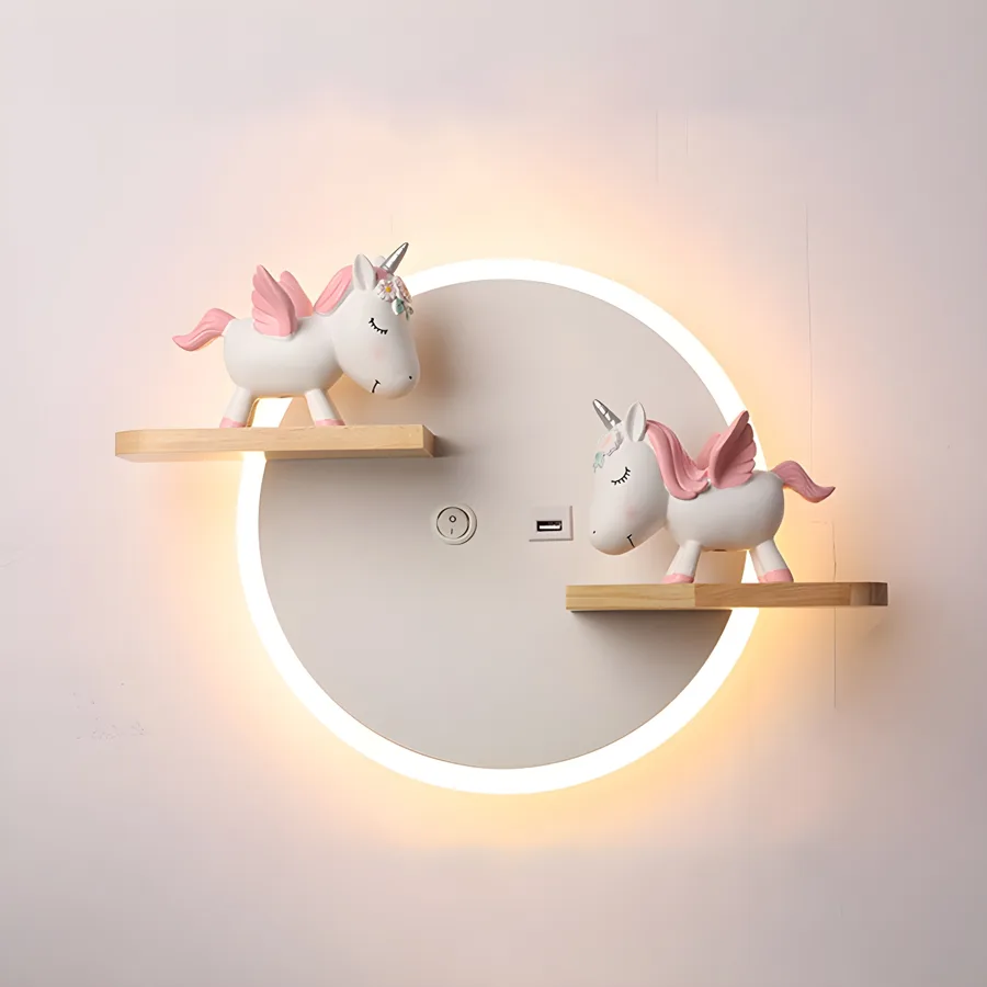 White 1-Light Acrylic Flush Mount view 2