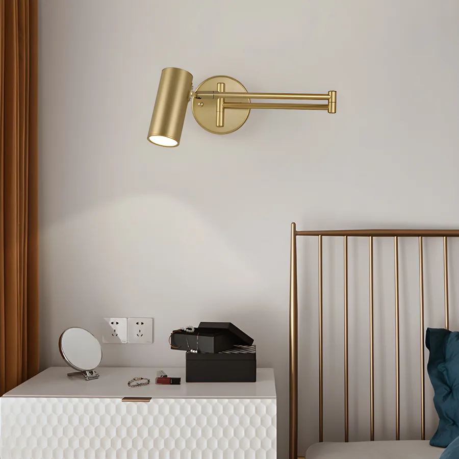 Black 1-Light Acrylic Standard Wall Light view 2