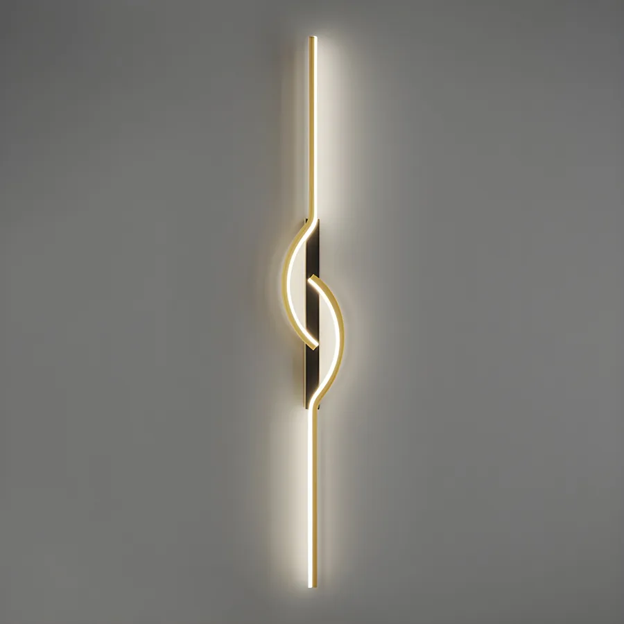 Black 2-Light Silicone Linear view 3