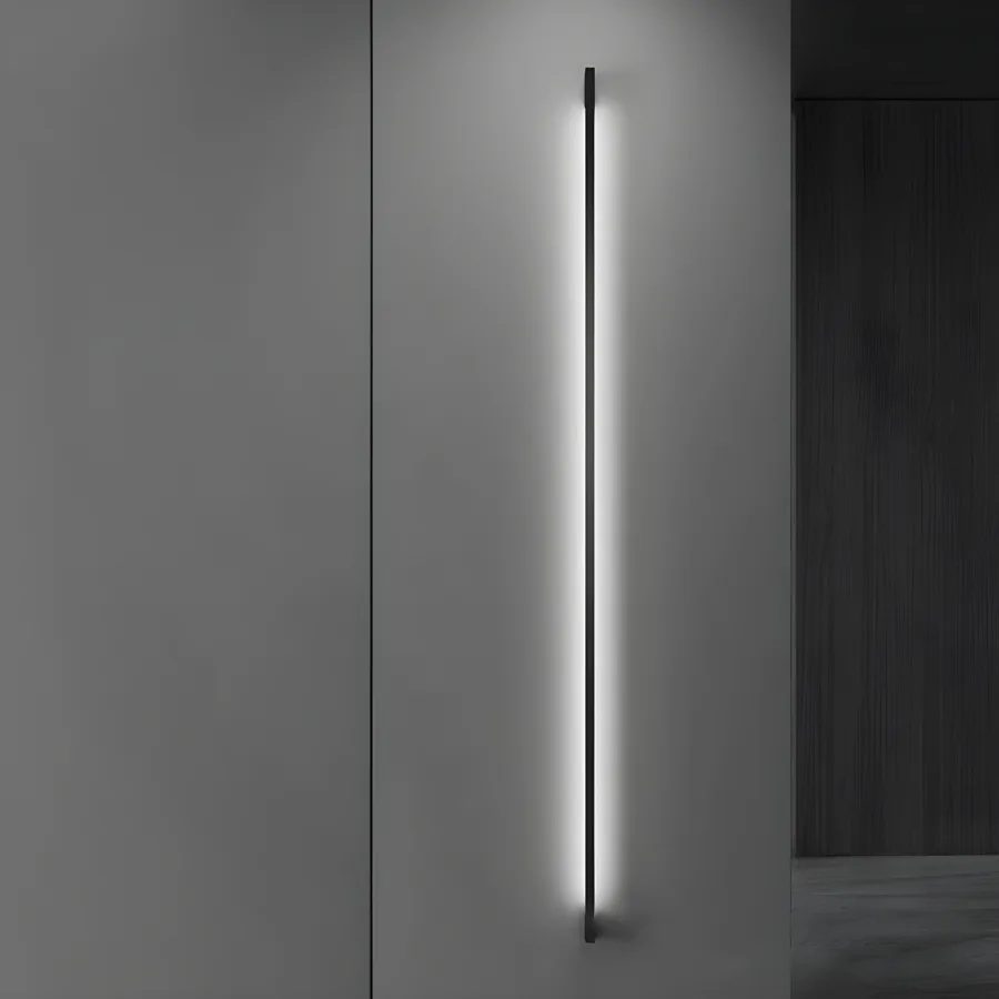 Black 1-Light Iron Linear view 1