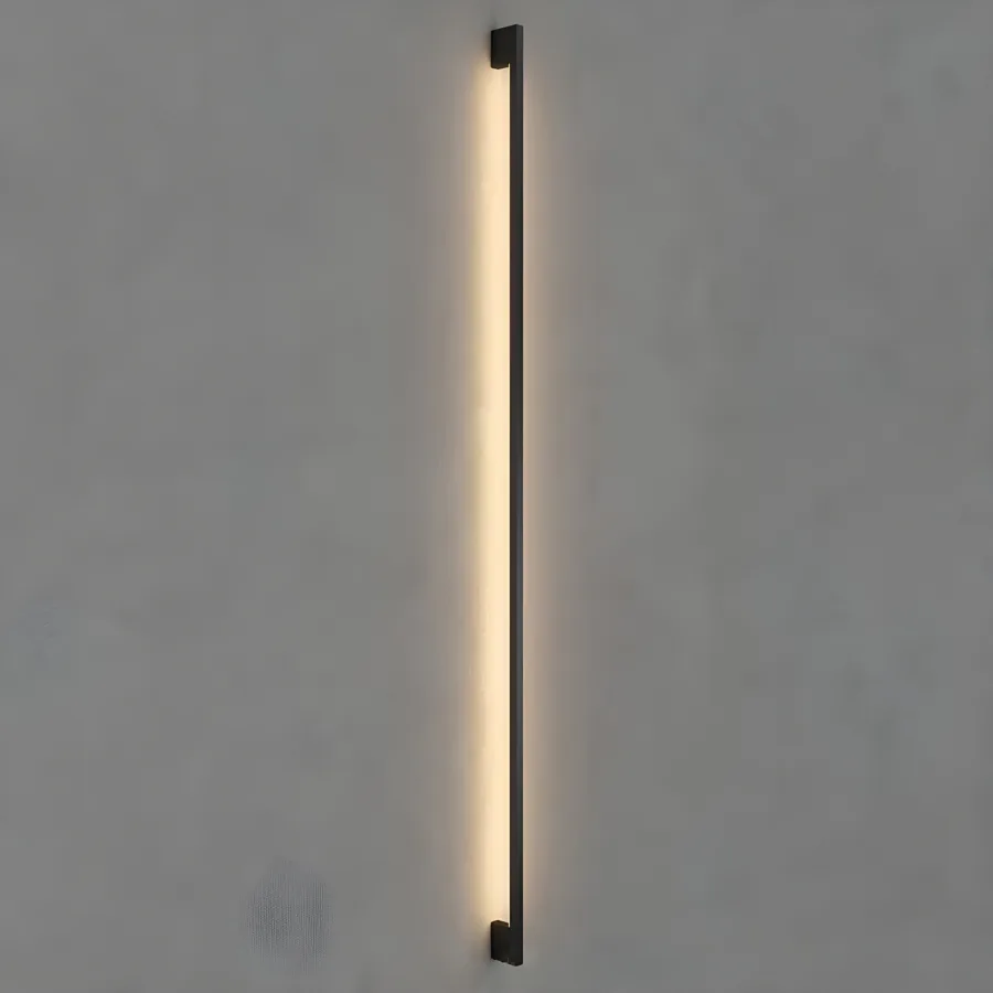 Black 1-Light Iron Linear view 2