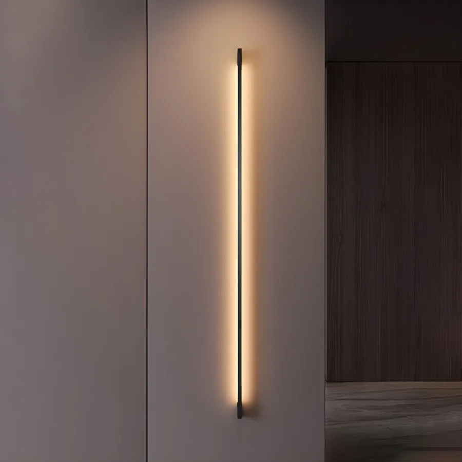 Black 1-Light Iron Linear view 3
